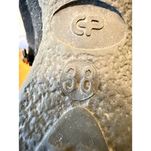 Cordani Black Suede Wedge Booties Women’s EU 38 (7.5-8) Bow Accent Ankle Boots - Picture 5 of 8